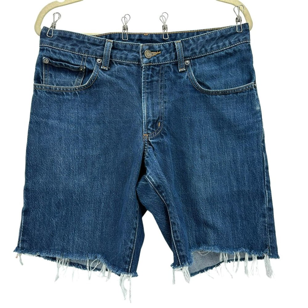 Vintage Patagonia Organic Cotton Cut-Off Denim Jean Shorts Mens 32